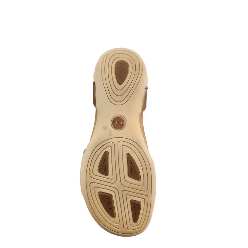 Hälsa Women's Comfort Walking Sandals Excellent Cond. Gold 7.5